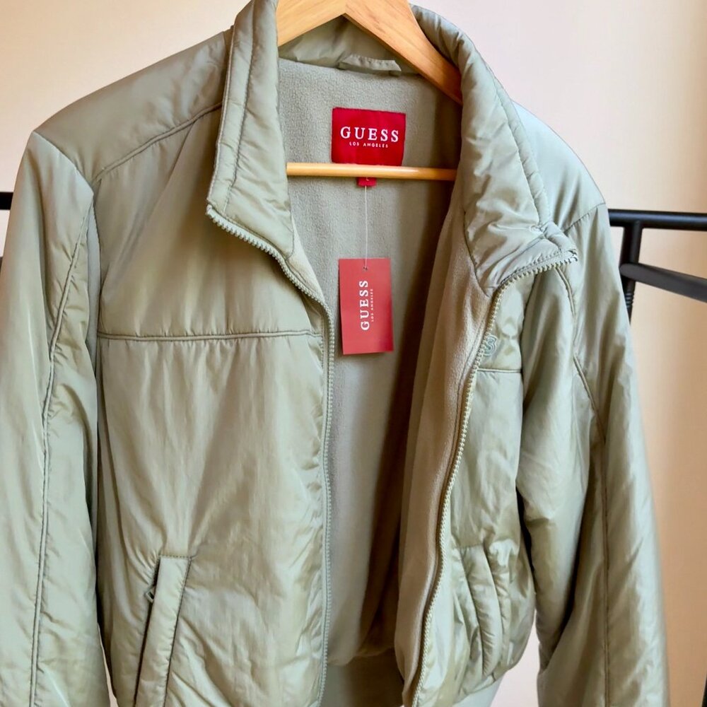 GUESS Brooklyn Women's Puffer Jacket - Green Balsam